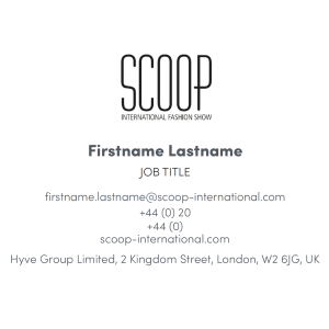 Scoop Business Card